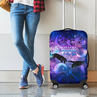 I Love You In Every Universe Personalised Luggage Cover Polynesian Pattern Galaxy Style LT9 - Polynesian Pride