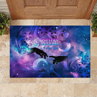 I Love You In Every Universe Personalised Rubber Doormat Polynesian Pattern Galaxy Style LT9 - Polynesian Pride