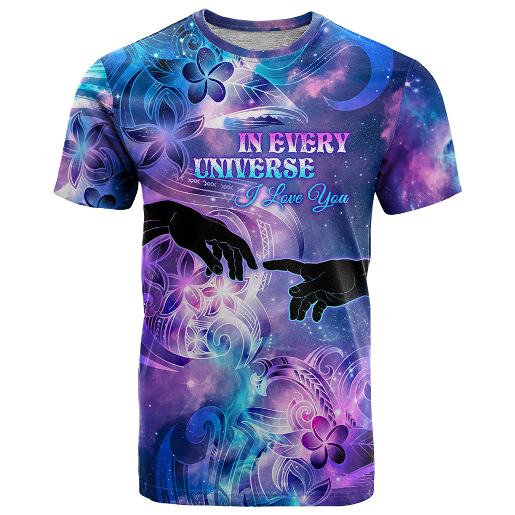 I Love You In Every Universe Personalised T Shirt Polynesian Pattern Galaxy Style LT9 Galaxy - Polynesian Pride
