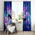 I Love You In Every Universe Personalised Window Curtain Polynesian Pattern Galaxy Style LT9 - Polynesian Pride