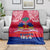 Haiti Independence Day Blanket Libete Egalite Fratenite Ayiti 1804 With Polynesian Pattern LT9 - Polynesian Pride