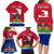 Haiti Independence Day Family Matching Long Sleeve Bodycon Dress and Hawaiian Shirt Libete Egalite Fratenite Ayiti 1804 With Polynesian Pattern LT9 - Polynesian Pride