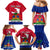 Haiti Independence Day Family Matching Mermaid Dress and Hawaiian Shirt Libete Egalite Fratenite Ayiti 1804 With Polynesian Pattern LT9 - Polynesian Pride