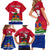 Haiti Independence Day Family Matching Short Sleeve Bodycon Dress and Hawaiian Shirt Libete Egalite Fratenite Ayiti 1804 With Polynesian Pattern LT9 - Polynesian Pride