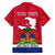 Haiti Independence Day Family Matching Short Sleeve Bodycon Dress and Hawaiian Shirt Libete Egalite Fratenite Ayiti 1804 With Polynesian Pattern LT9 - Polynesian Pride