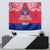 Haiti Independence Day Tapestry Libete Egalite Fratenite Ayiti 1804 With Polynesian Pattern LT9 - Polynesian Pride