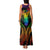 Personalised Its In My DNA Valentine Day Family Matching Tank Maxi Dress and Hawaiian Shirt Fingerprint Heart with Color Pride Flag LT9 - Polynesian Pride