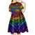 New Zealand LGBT Fern Heart Kid Short Sleeve Dress Dont judge What You Dont Understand LT9 - Polynesian Pride