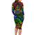 New Zealand LGBT Fern Heart Long Sleeve Bodycon Dress Dont judge What You Dont Understand LT9 - Polynesian Pride