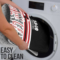 Personalised Toitu Te Tiriti Aotearoa 1840 Bathroom Set Red Kowhaiwhai Puhoro - Polynesian Pride