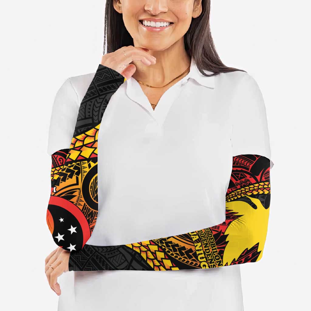Papua New Guinea Tribal Tattoo Arm Sleeves 50th Independence Anniversary - Polynesian Pride