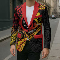 Papua New Guinea Tribal Tattoo Blazer 50th Independence Anniversary - Polynesian Pride