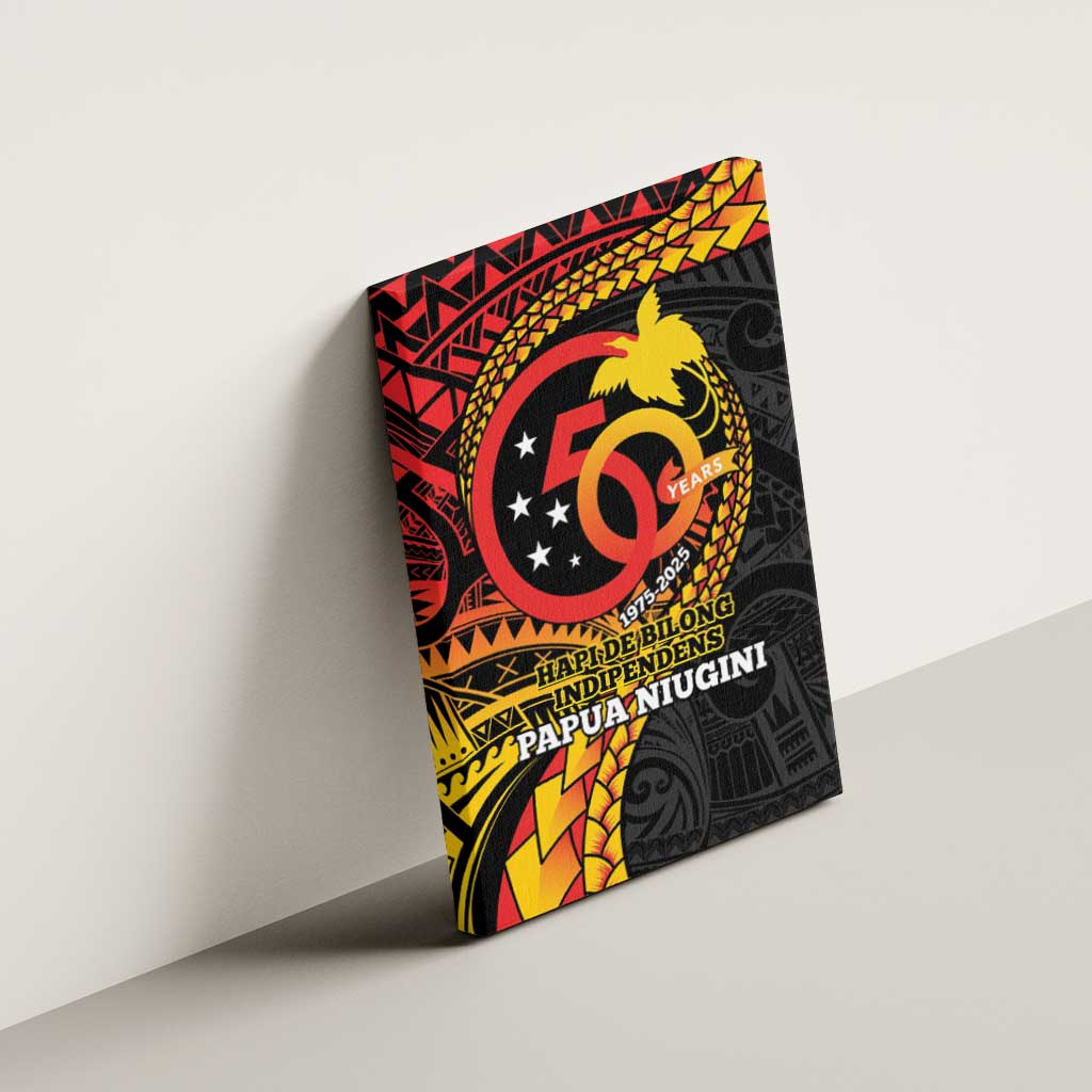 Papua New Guinea Tribal Tattoo Canvas Wall Art 50th Independence Anniversary LT9 - Polynesian Pride