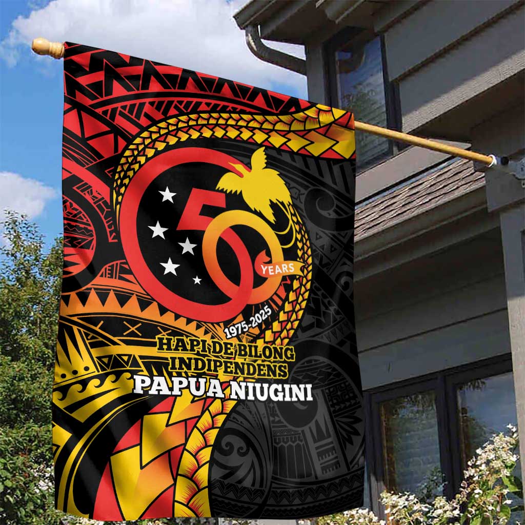 Papua New Guinea Tribal Tattoo Garden Flag 50th Independence Anniversary LT9 - Polynesian Pride