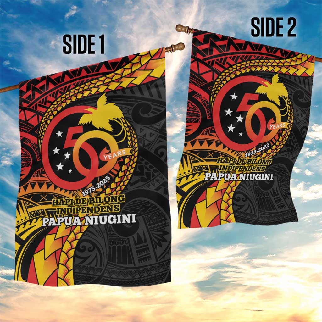 Papua New Guinea Tribal Tattoo Garden Flag 50th Independence Anniversary LT9 - Polynesian Pride