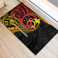 Papua New Guinea Tribal Tattoo Rubber Doormat 50th Independence Anniversary LT9 - Polynesian Pride