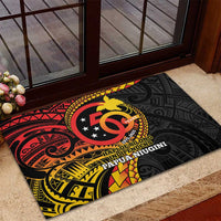Papua New Guinea Tribal Tattoo Rubber Doormat 50th Independence Anniversary LT9 - Polynesian Pride
