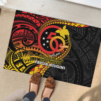 Papua New Guinea Tribal Tattoo Rubber Doormat 50th Independence Anniversary LT9 - Polynesian Pride
