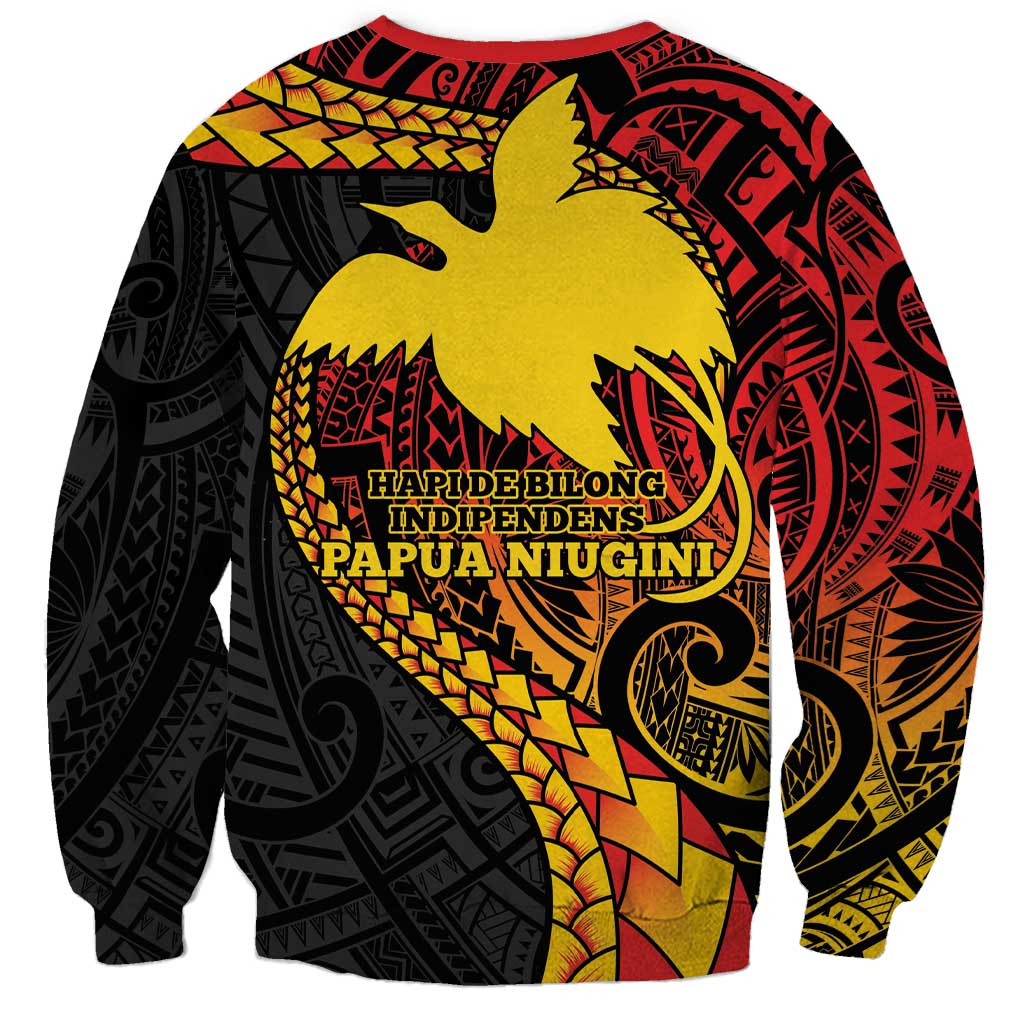 Papua New Guinea Tribal Tattoo Sweatshirt 50th Independence Anniversary LT9 - Polynesian Pride