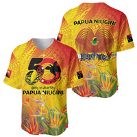 Papua New Guinea Unity in Diversity Baseball Jersey 50th Indipendens Papua Niugini