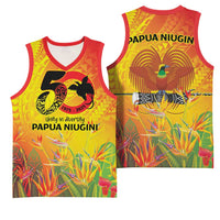 Papua New Guinea Unity in Diversity Basketball Jersey 50th Indipendens Papua Niugini - Polynesian Pride