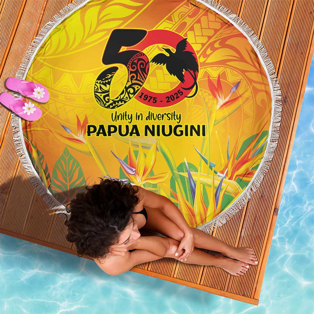 Papua New Guinea Unity in Diversity Beach Blanket 50th Indipendens Papua Niugini LT9 - Polynesian Pride