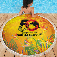Papua New Guinea Unity in Diversity Beach Blanket 50th Indipendens Papua Niugini LT9 - Polynesian Pride