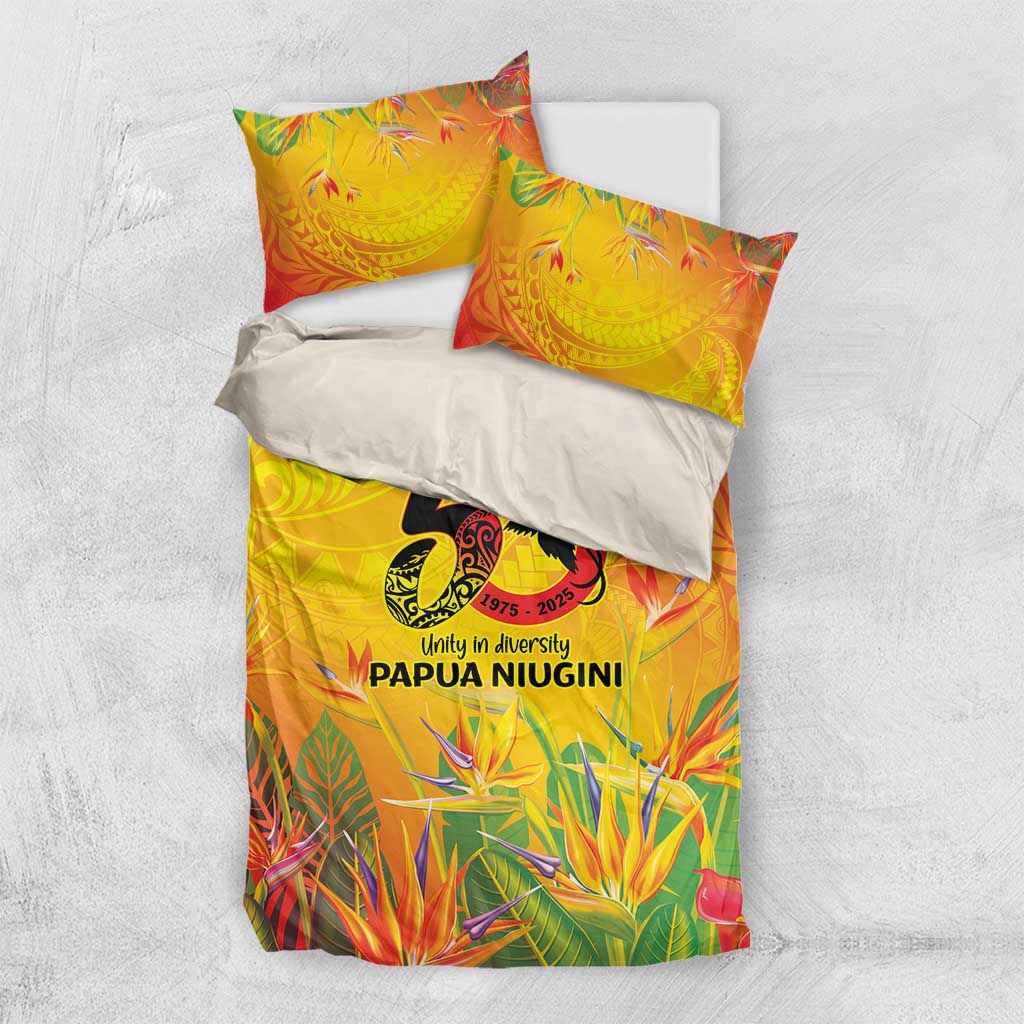 Papua New Guinea Unity in Diversity Bedding Set 50th Indipendens Papua Niugini