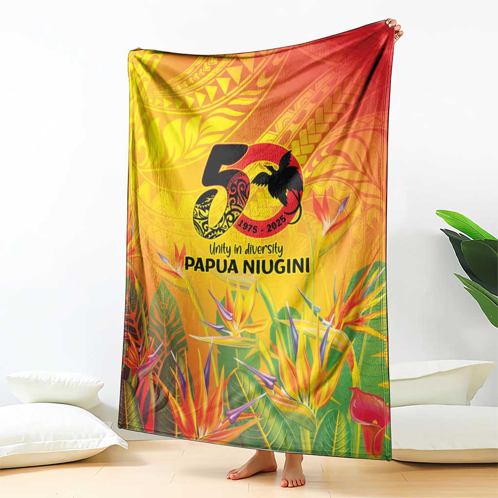 Papua New Guinea Unity in Diversity Blanket 50th Indipendens Papua Niugini LT9 - Polynesian Pride