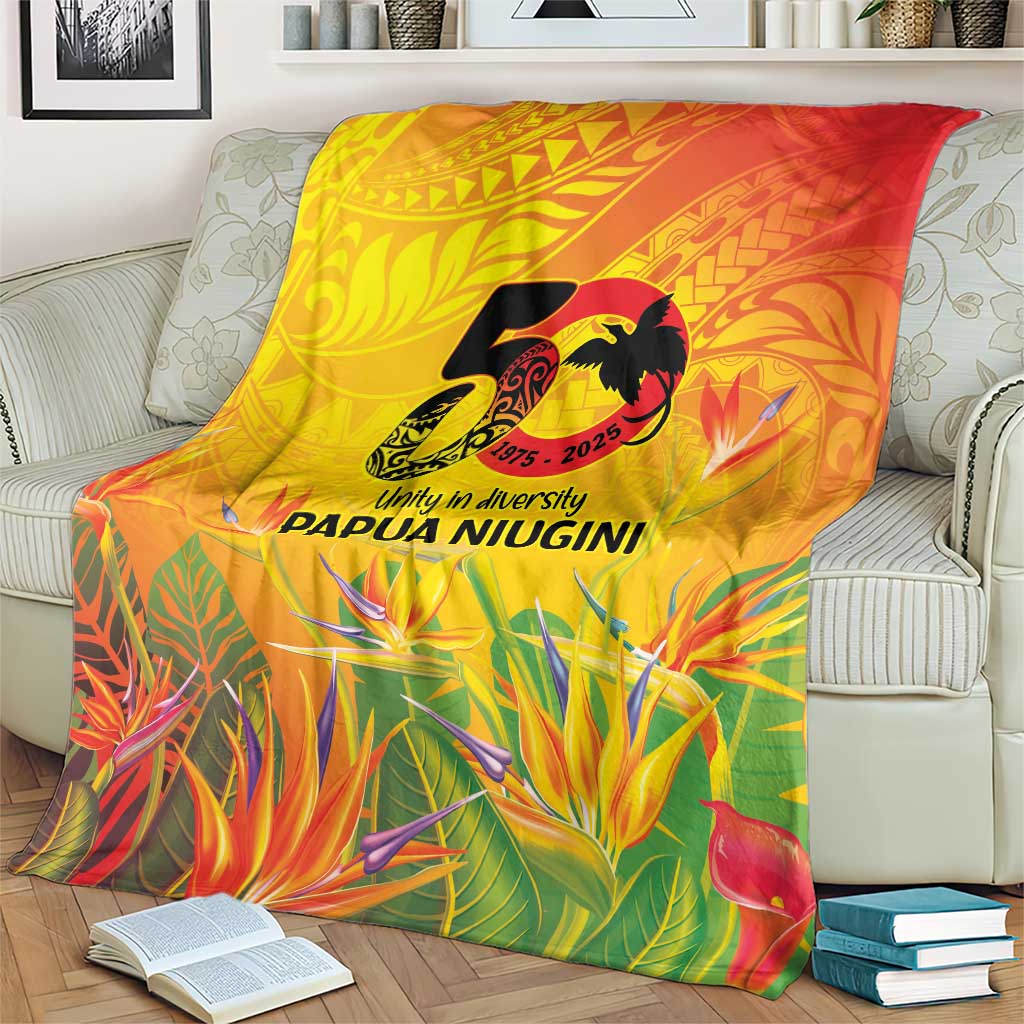 Papua New Guinea Unity in Diversity Blanket 50th Indipendens Papua Niugini LT9 - Polynesian Pride