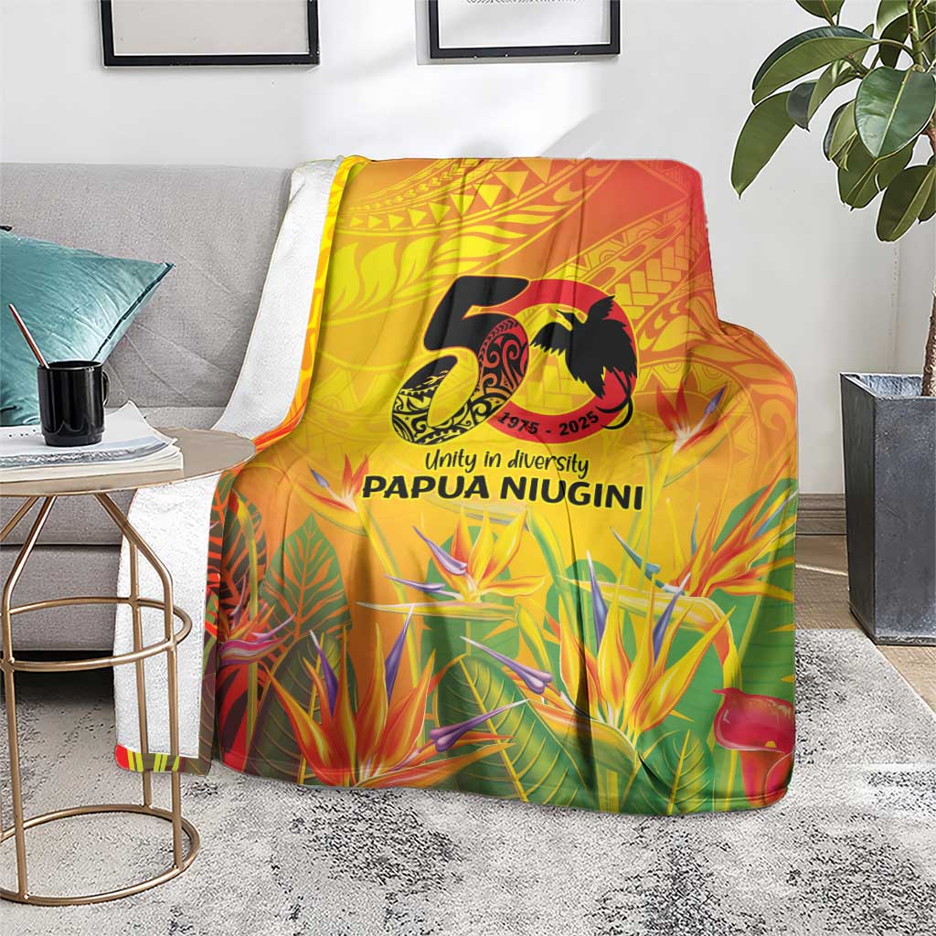 Papua New Guinea Unity in Diversity Blanket 50th Indipendens Papua Niugini LT9 - Polynesian Pride