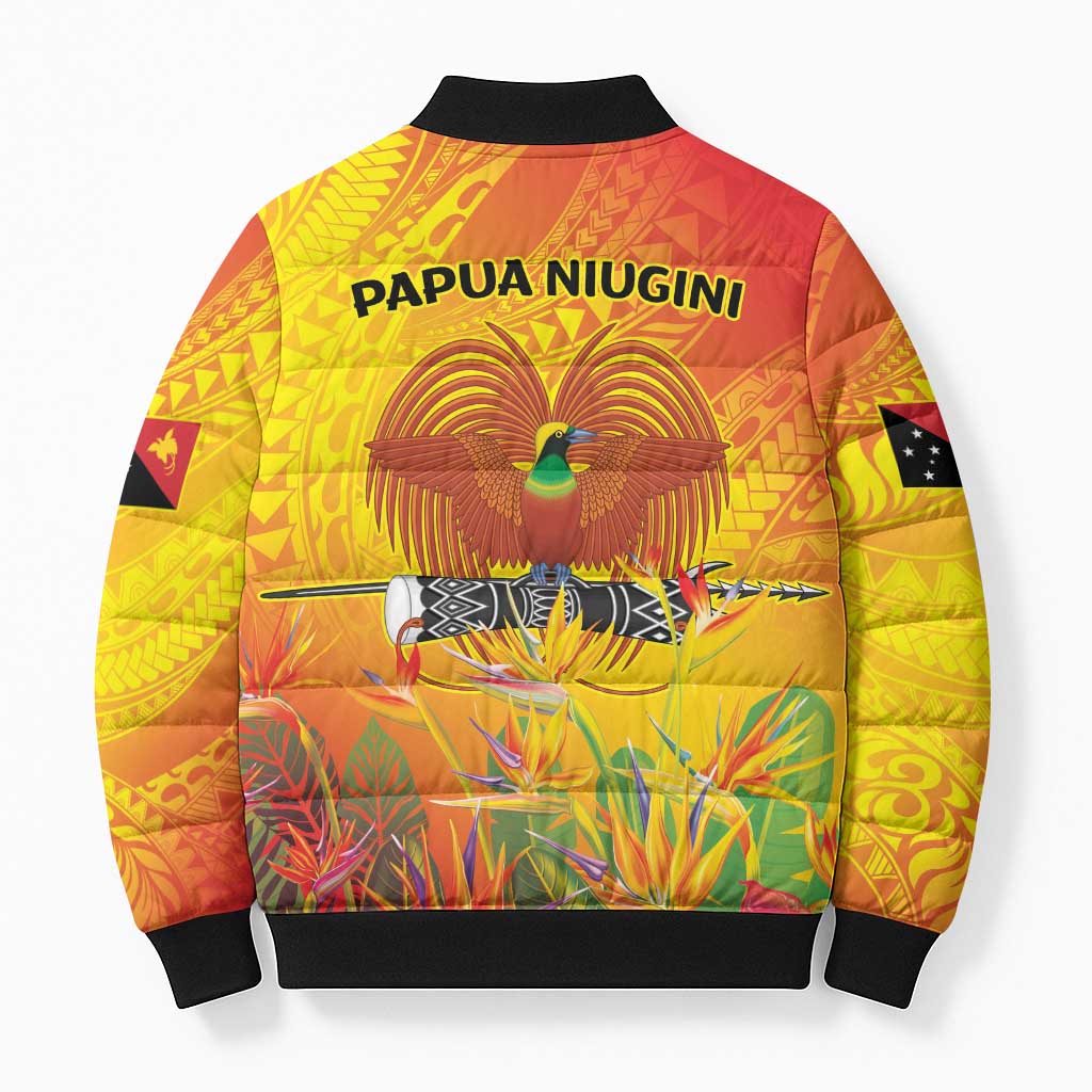 Papua New Guinea Unity in Diversity Bomber Puffer Jacket 50th Indipendens Papua Niugini - Polynesian Pride