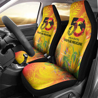 Papua New Guinea Unity in Diversity Car Seat Cover 50th Indipendens Papua Niugini