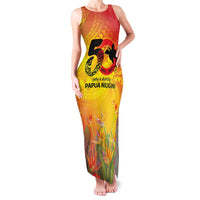 Papua New Guinea Unity in Diversity Family Matching Tank Maxi Dress and Hawaiian Shirt 50th Indipendens Papua Niugini