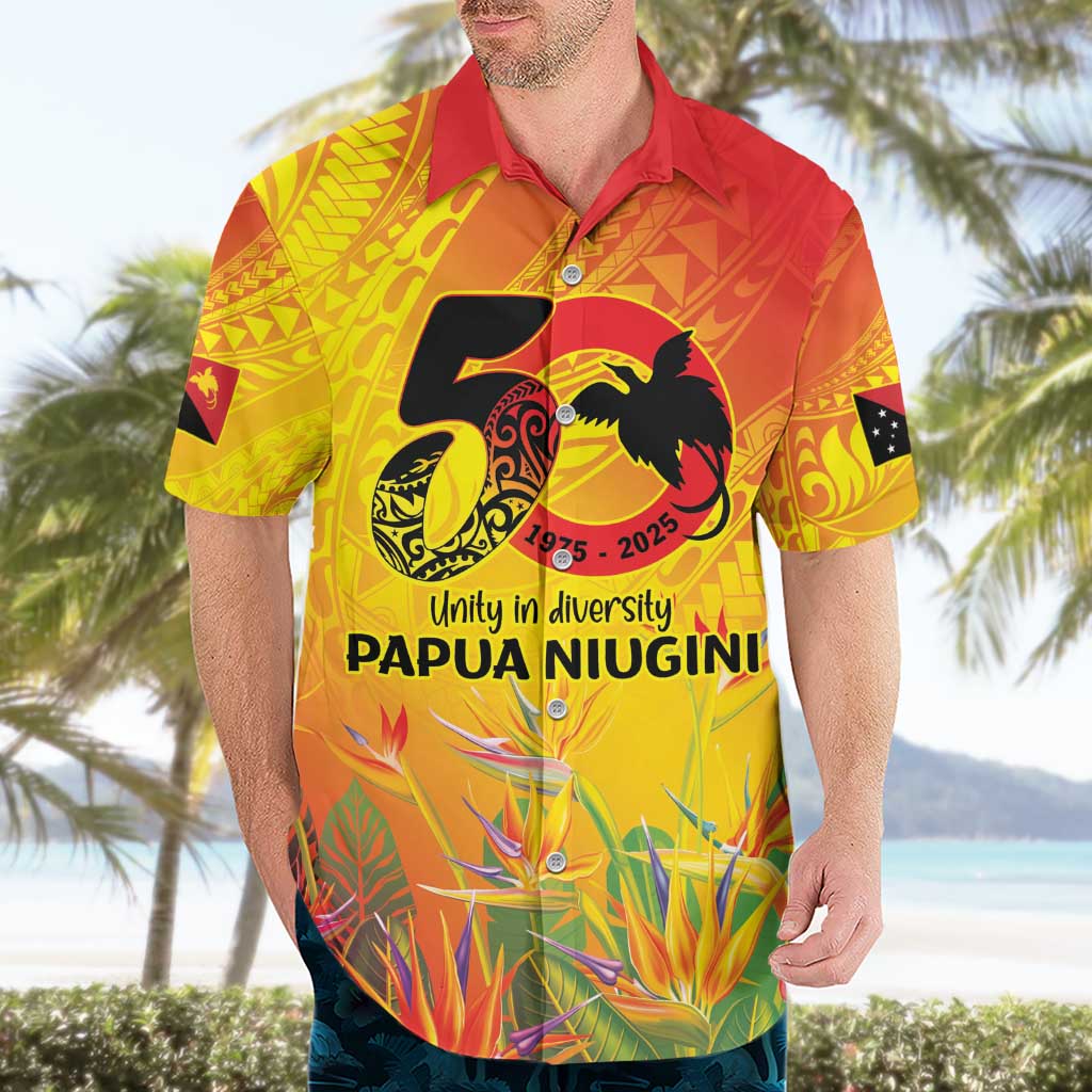 Papua New Guinea Unity in Diversity Hawaiian Shirt 50th Indipendens Papua Niugini LT9 - Polynesian Pride