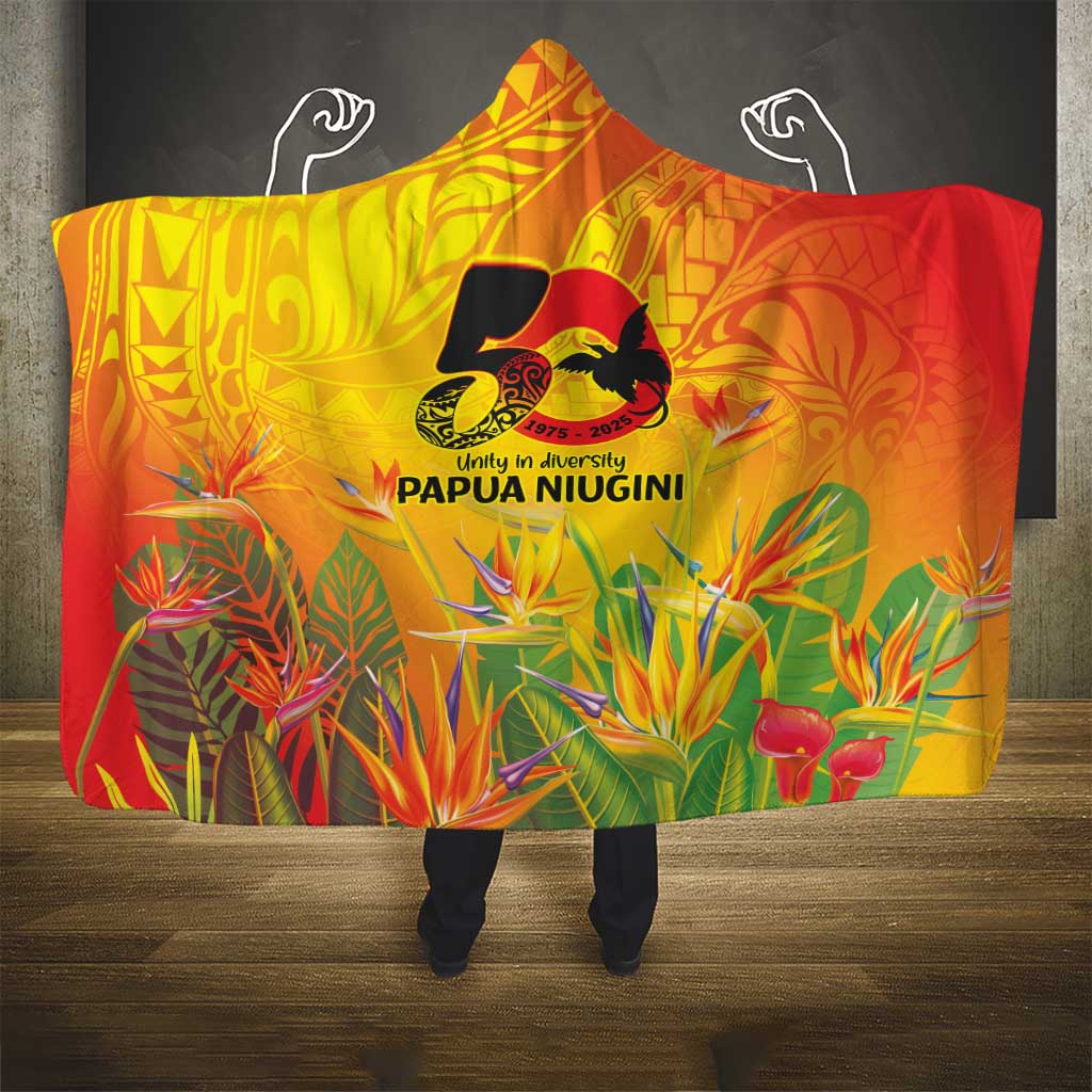 Papua New Guinea Unity in Diversity Hooded Blanket 50th Indipendens Papua Niugini LT9 - Polynesian Pride