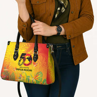 Papua New Guinea Unity in Diversity Leather Bag 50th Indipendens Papua Niugini - Polynesian Pride