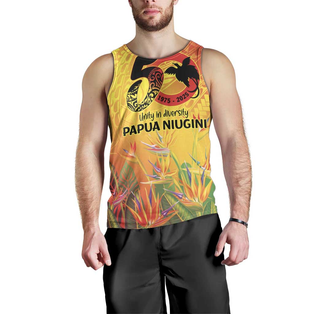 Papua New Guinea Unity in Diversity Men Tank Top 50th Indipendens Papua Niugini LT9 - Polynesian Pride
