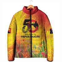 Papua New Guinea Unity in Diversity Padded Jacket 50th Indipendens Papua Niugini - Polynesian Pride