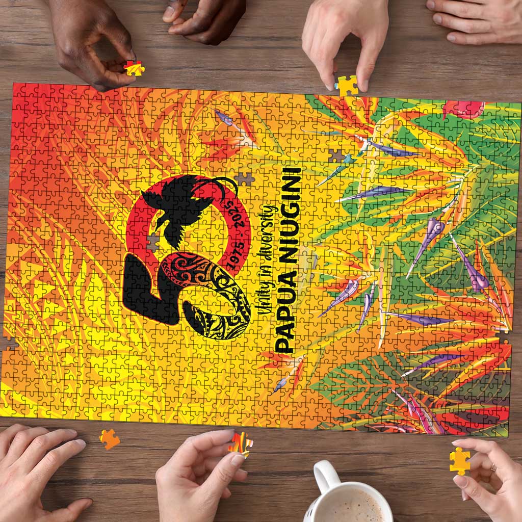 Papua New Guinea Unity in Diversity Puzzle 50th Indipendens Papua Niugini - Polynesian Pride