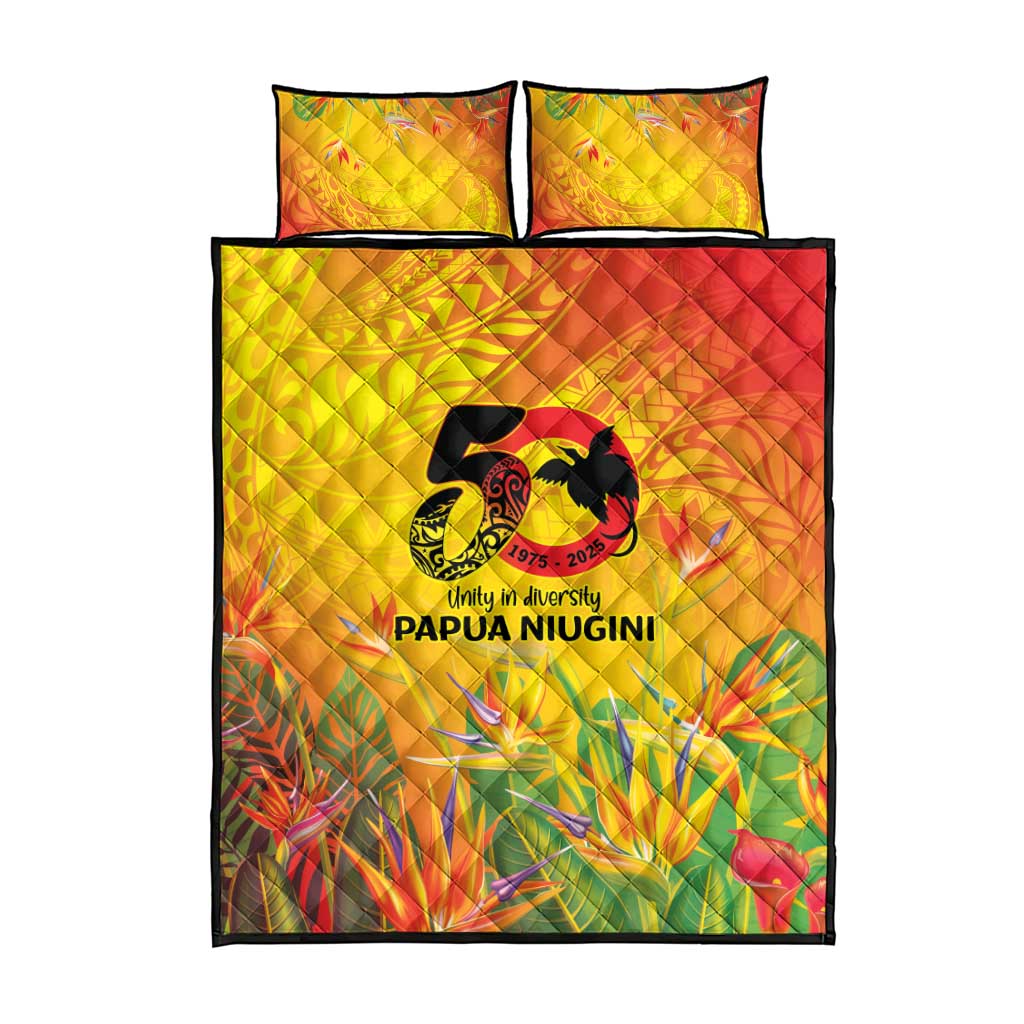 Papua New Guinea Unity in Diversity Quilt Bed Set 50th Indipendens Papua Niugini LT9 - Polynesian Pride