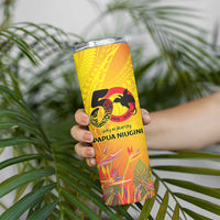 Papua New Guinea Unity in Diversity Skinny Tumbler 50th Indipendens Papua Niugini
