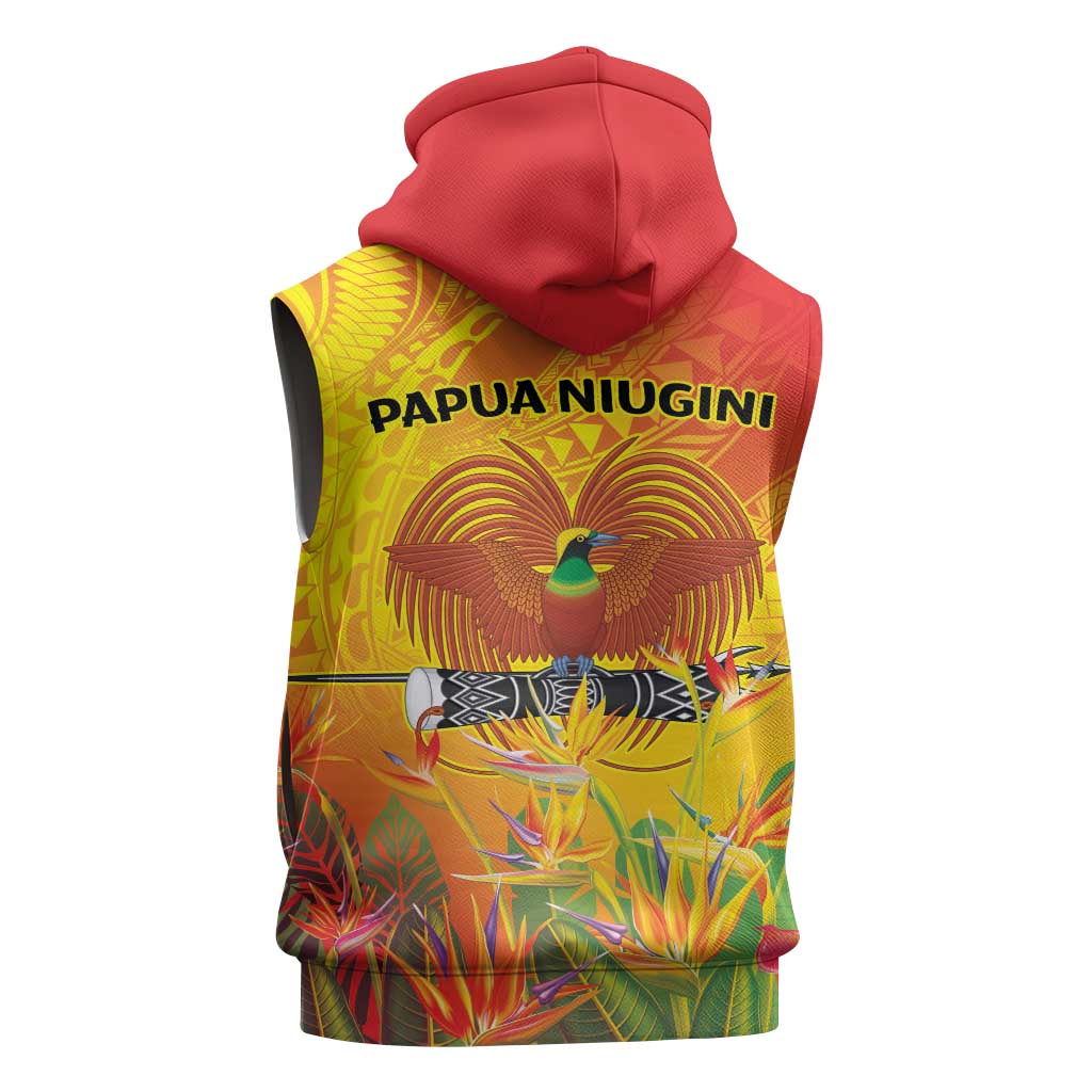 Papua New Guinea Unity in Diversity Sleeveless Hoodie 50th Indipendens Papua Niugini - Polynesian Pride