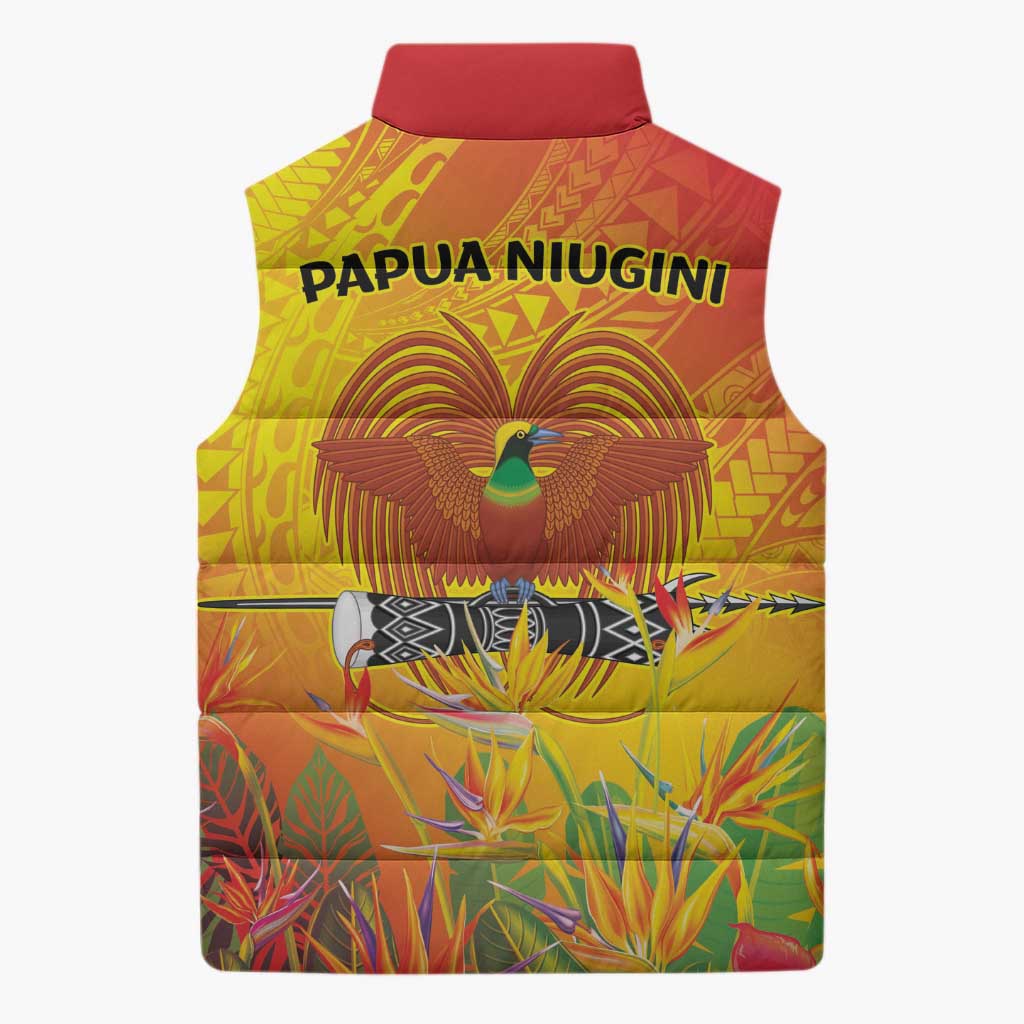 Papua New Guinea Unity in Diversity Sleeveless Puffer Jacket 50th Indipendens Papua Niugini - Polynesian Pride