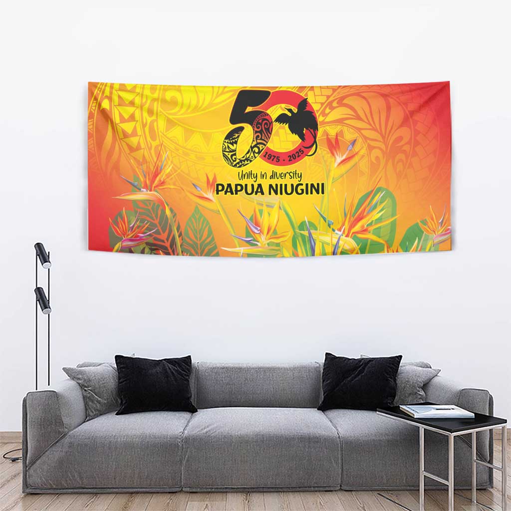 Papua New Guinea Unity in Diversity Tapestry 50th Indipendens Papua Niugini