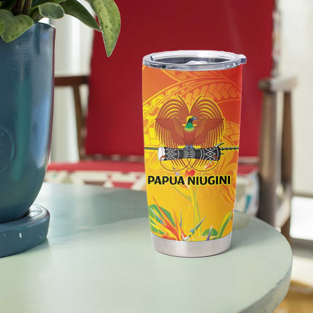 Papua New Guinea Unity in Diversity Tumbler Cup 50th Indipendens Papua Niugini LT9 - Polynesian Pride