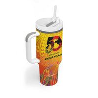 Papua New Guinea Unity in Diversity Tumbler With Handle 50th Indipendens Papua Niugini LT9 - Polynesian Pride