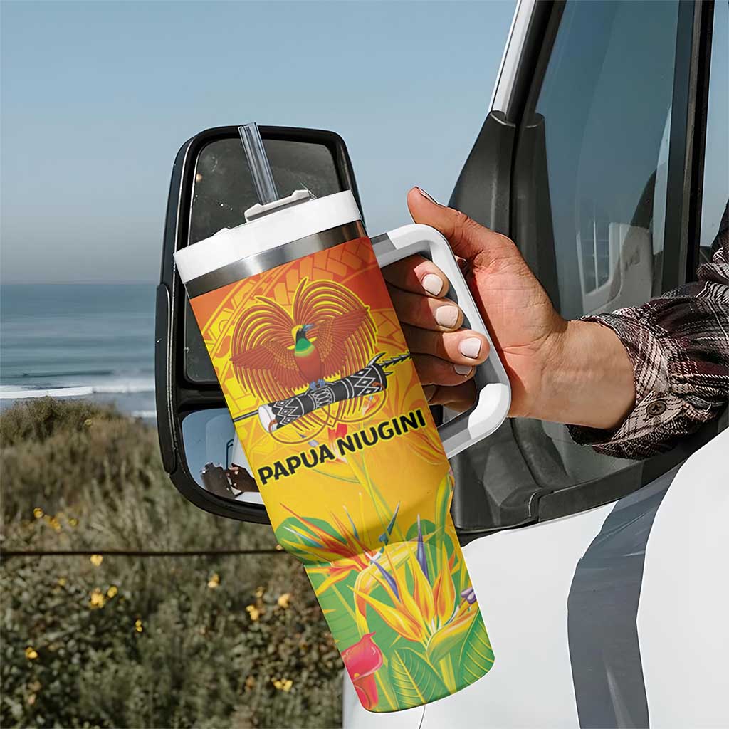 Papua New Guinea Unity in Diversity Tumbler With Handle 50th Indipendens Papua Niugini LT9 - Polynesian Pride