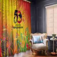 Papua New Guinea Unity in Diversity Window Curtain 50th Indipendens Papua Niugini LT9 - Polynesian Pride