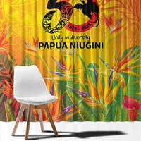 Papua New Guinea Unity in Diversity Window Curtain 50th Indipendens Papua Niugini LT9 - Polynesian Pride